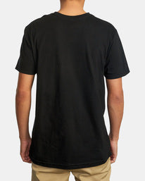 RVCA DEFER FLAG TEES - BLK