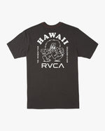 RVCA HAWAII COUSIN D TEE - BLK