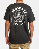 RVCA HAWAII COUSIN D TEE - BLK