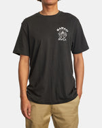 RVCA HAWAII COUSIN D TEE - BLK