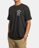 RVCA HAWAII COUSIN D TEE - BLK