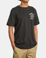 RVCA HAWAII COUSIN D TEE - BLK