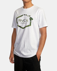 RVCA HAWAII HEX TEE - WHT