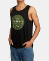 RVCA HAWAII CAMO MOTORS TANK - BLK