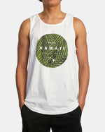 RVCA HAWAII CAMO MOTORS TANK - WHT