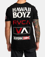 RVCA PENN JUST SCRAP TEE - BLK