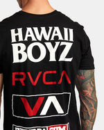 RVCA PENN JUST SCRAP TEE - BLK