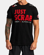 RVCA PENN JUST SCRAP TEE - BLK