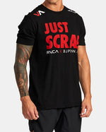 RVCA PENN JUST SCRAP TEE - BLK