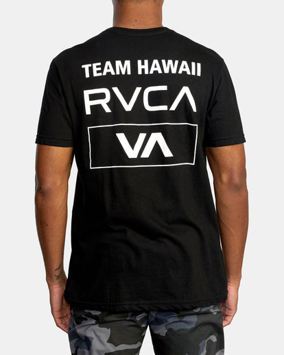 RVCA PENN JUST ALOHA TEE - BLK