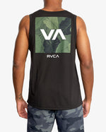 RVCA HAWAII VA BOX FILL TANK TOP - BLK