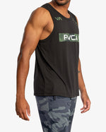 RVCA HAWAII VA BOX FILL TANK TOP - BLK