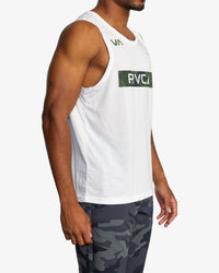 RVCA HAWAII VA BOX FILL TANK TOP - WHT
