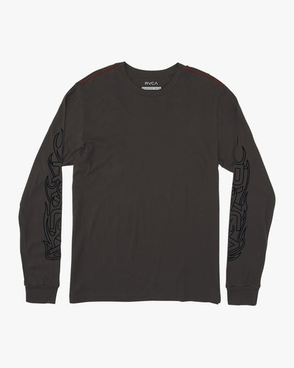 RVCA PYRO LONG SLEEVE TEE - PTK