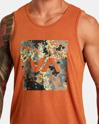 RVCA BOX FILL HUNTER CAMO TANK TOP - KSW0