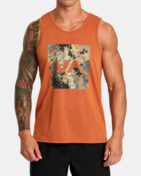 RVCA BOX FILL HUNTER CAMO TANK TOP - KSW0