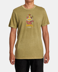 RVCA HAWAII DMOTE WARRIOR TEE - TML0