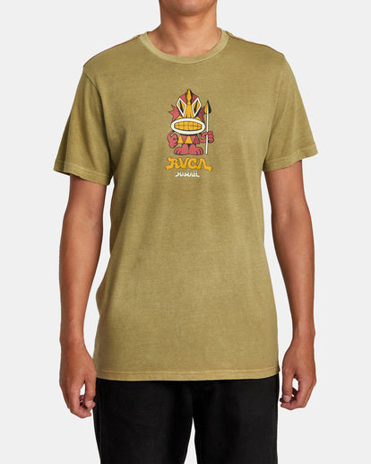 RVCA HAWAII DMOTE WARRIOR TEE - TML0