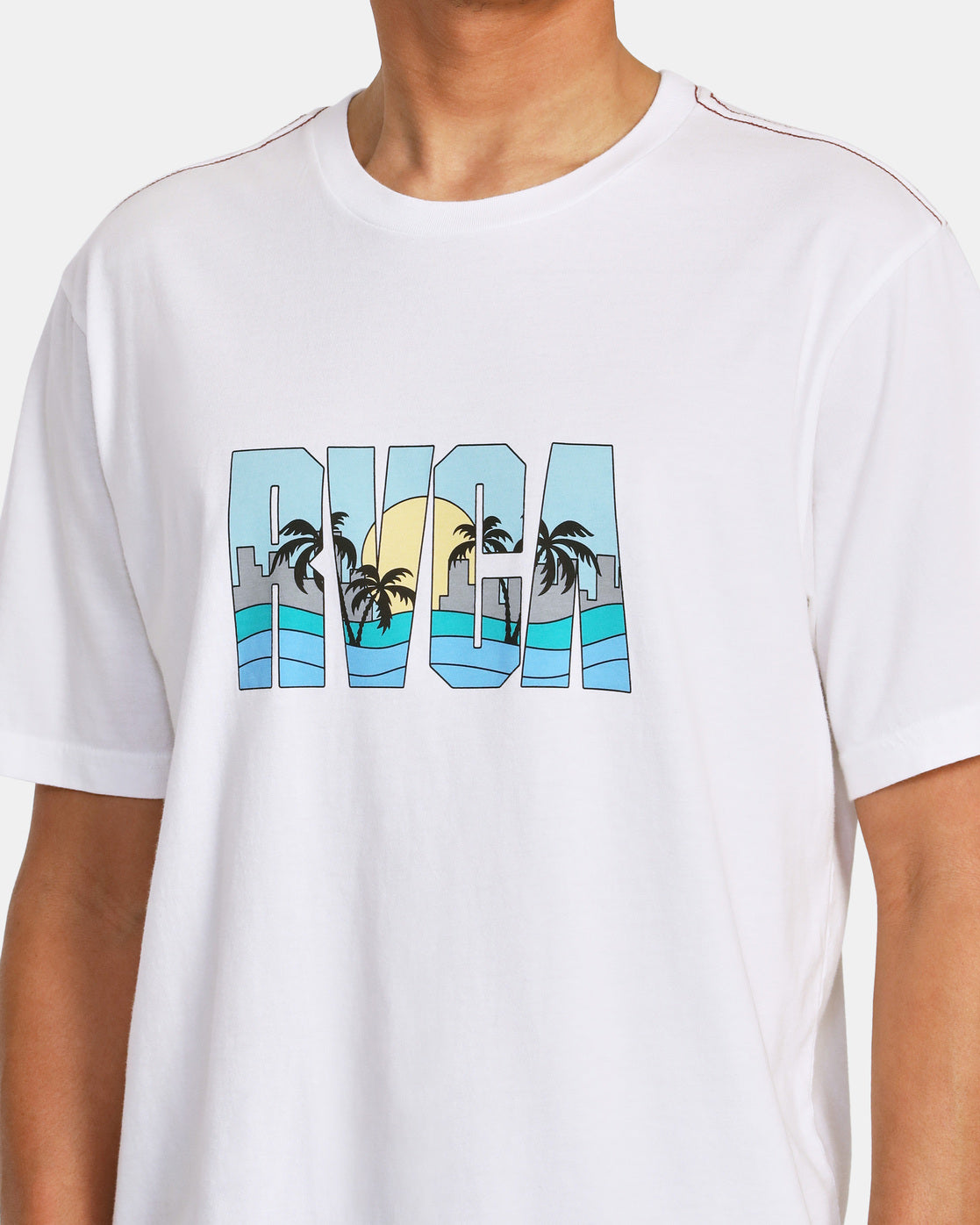 RVCA GULF COAST T SHIRT -ANW