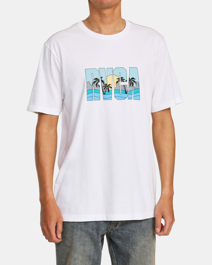 RVCA GULF COAST T SHIRT -ANW