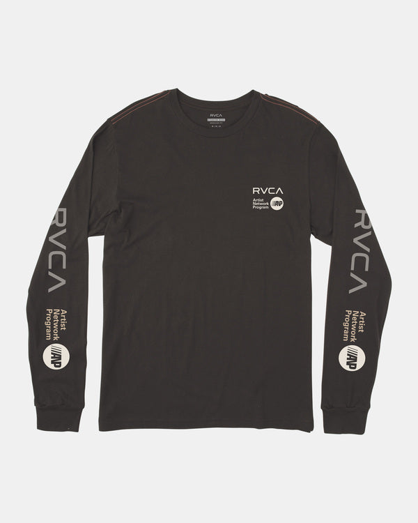 RVCA ANP LONG SLEEVE TEE - BBR