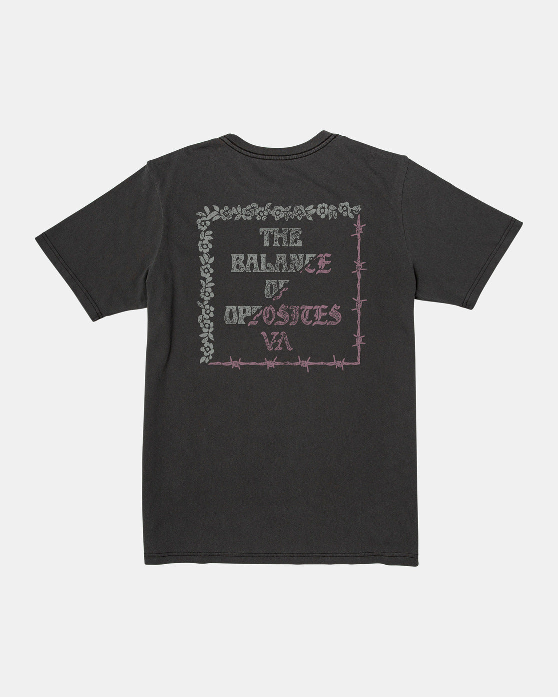 RVCA SPLITTER T-SHIRT - BLK