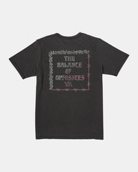 RVCA SPLITTER T-SHIRT - BLK