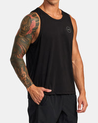 RVCA VA LEVELS TANK - BLK