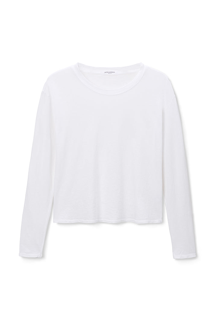 PERFECT WHITE TEE AXEL LONG SLEEVE - WHITE T93