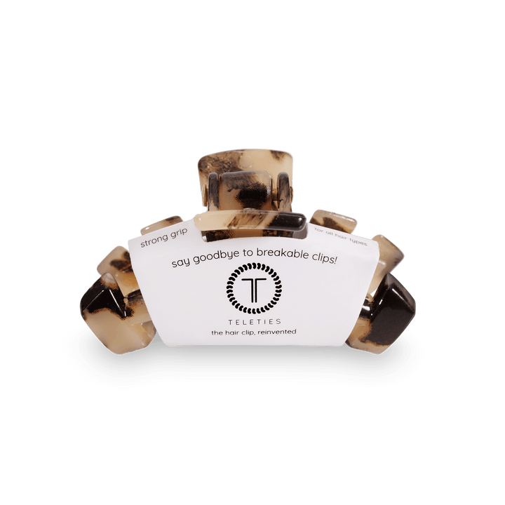 TELETIES HAIR CLIPS TINY - BLONDE TORTOISE