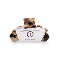 TELETIES HAIR CLIPS TINY - BLONDE TORTOISE