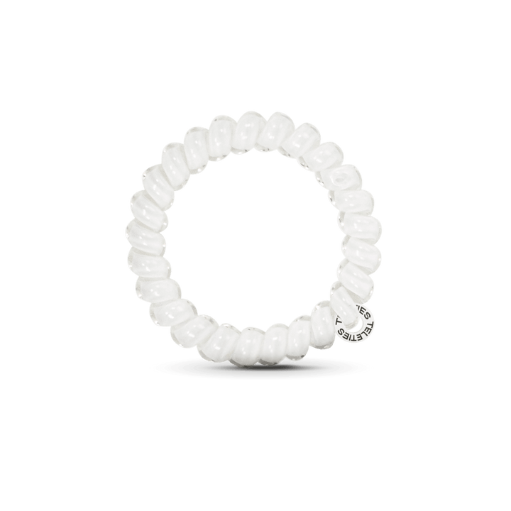 TELETIES HAIR TIE LARGE - COCONUT WHITE