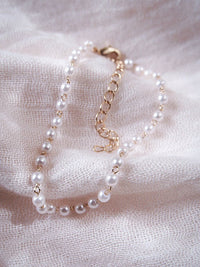 KE ALOHA JEWELRY DAINTY PEARL LINKED BRACELET - HOKUHELELE'I