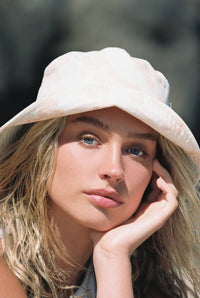 RHYTHM HIBISCUS BUCKET HAT - TAUPE