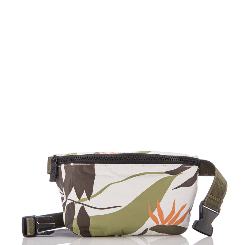 ALOHA COLLECTION MINI HIP PACK / PAINTED BIRDS / NEUTRALS