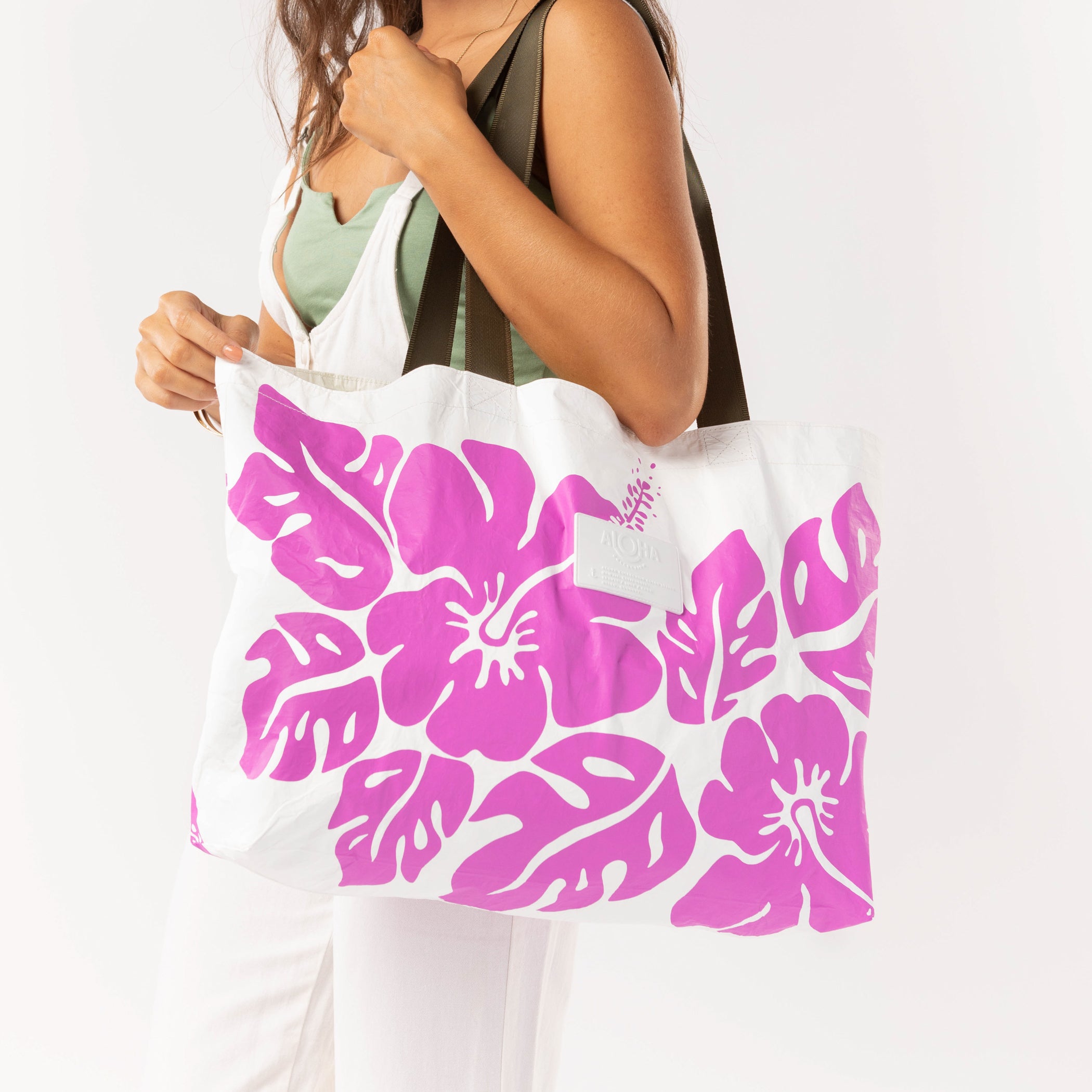 ALOHA COLLECTION HOLO HOLO / BIG ISAND HIBISCUS CRUSH/WHITE – Work