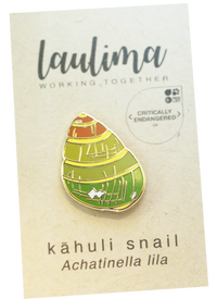 LAULIMA KAHULI SNAIL PIN