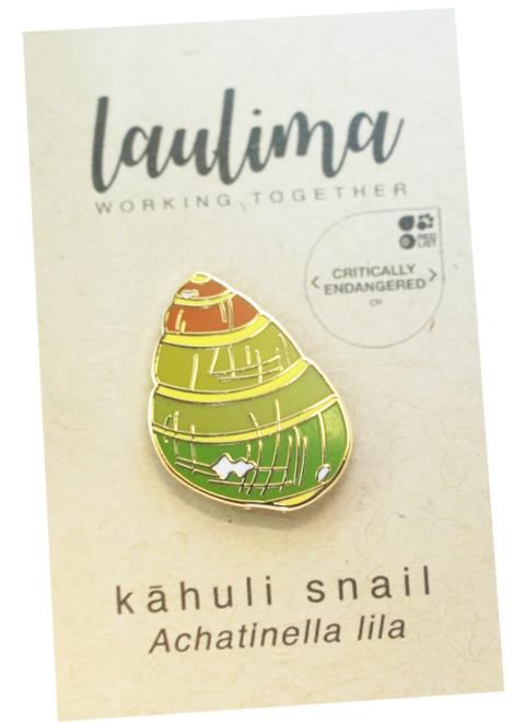 LAULIMA KAHULI SNAIL PIN