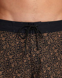 RVCA RESTLESS BOARDSHORTS 17" - FLR