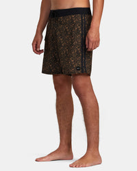 RVCA RESTLESS BOARDSHORTS 17" - FLR