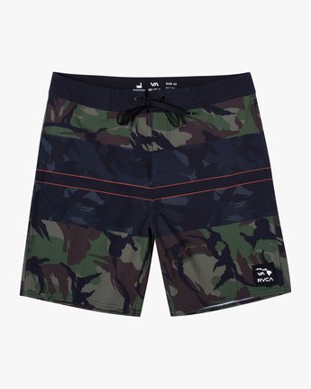 RVCA A ISLANDS BOARDSHORTS - BKC