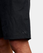 RVCA BACK IN HYBRID SHORTS 19" - BLK