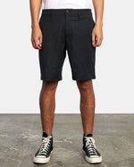 RVCA BACK IN HYBRID SHORTS 19" - BLK