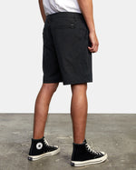 RVCA BACK IN HYBRID SHORTS 19" - BLK