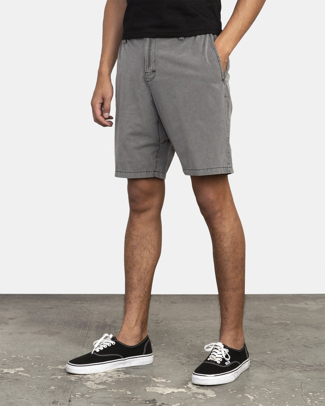 RVCA ALL TIME RINSED COASTAL HYBRID SHORT 19" - PTK