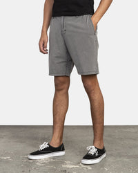 RVCA ALL TIME RINSED COASTAL HYBRID SHORT 19" - PTK