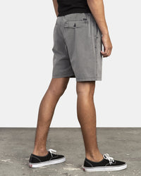 RVCA ALL TIME RINSED COASTAL HYBRID SHORT 19" - PTK