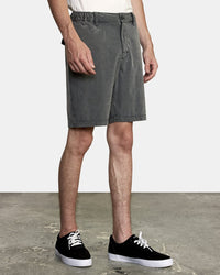 RVCA ALL TIME RINSED COASTAL HYBRID SHORT 19" - PTK