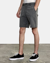 RVCA ALL TIME RINSED COASTAL HYBRID SHORT 19" - PTK