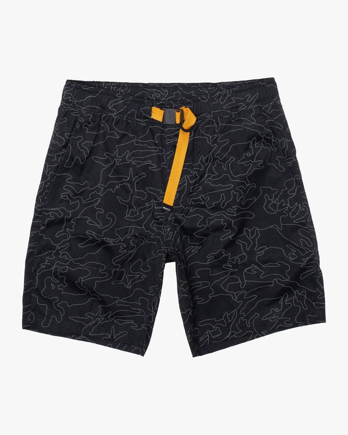 RVCA CIVIC HYBRID ELASTIC WALKSHORTS 18" - BPT